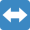Left-Right Arrow emoji on Twitter